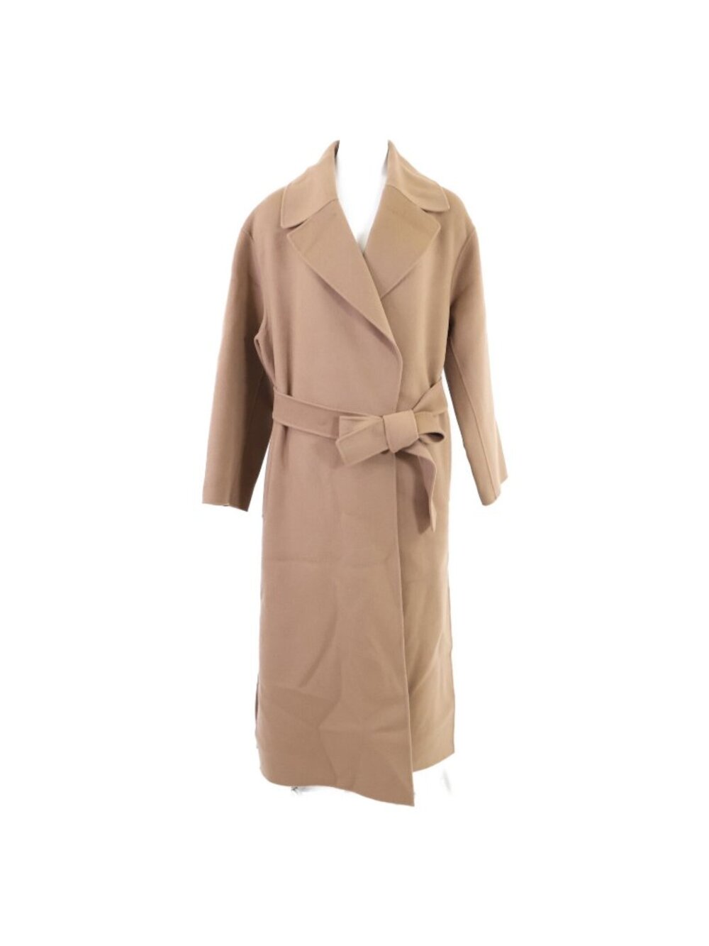 Max Mara S Cuore Wool Scarf Long with Belt 40